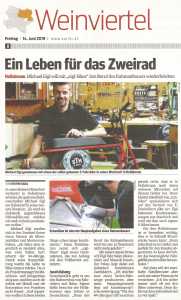 newspaper article - Kurier 06/2019