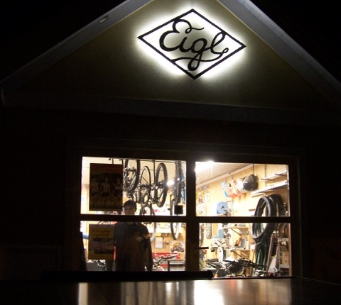 shop floor at night