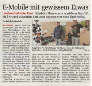 Newspaper article - NÖN 06/2020