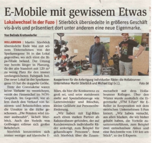 Newspaper article - NÖN 06/2020