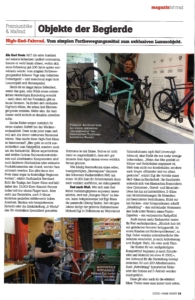 Newspaper article - Freie Fahrt 03/2021