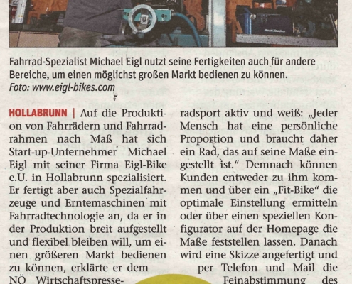 Newspaper article in the NÖN magazine 03/2021