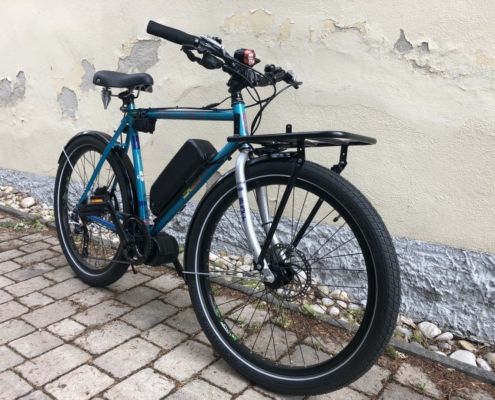 modernized customer bike including conversion to electric drive