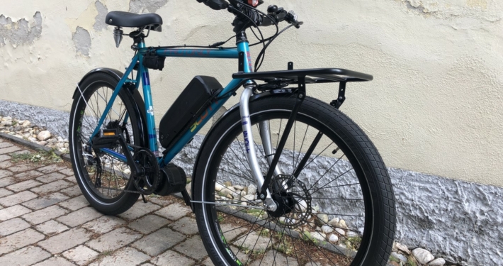 modernized customer bike including conversion to electric drive