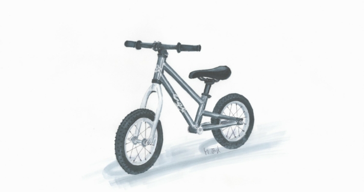 designstudy eigl-bikes 4 kids, a running bike for children