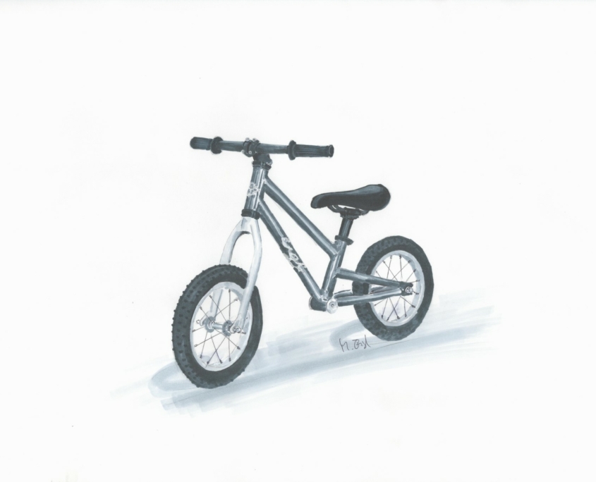 designstudy eigl-bikes 4 kids, a running bike for children