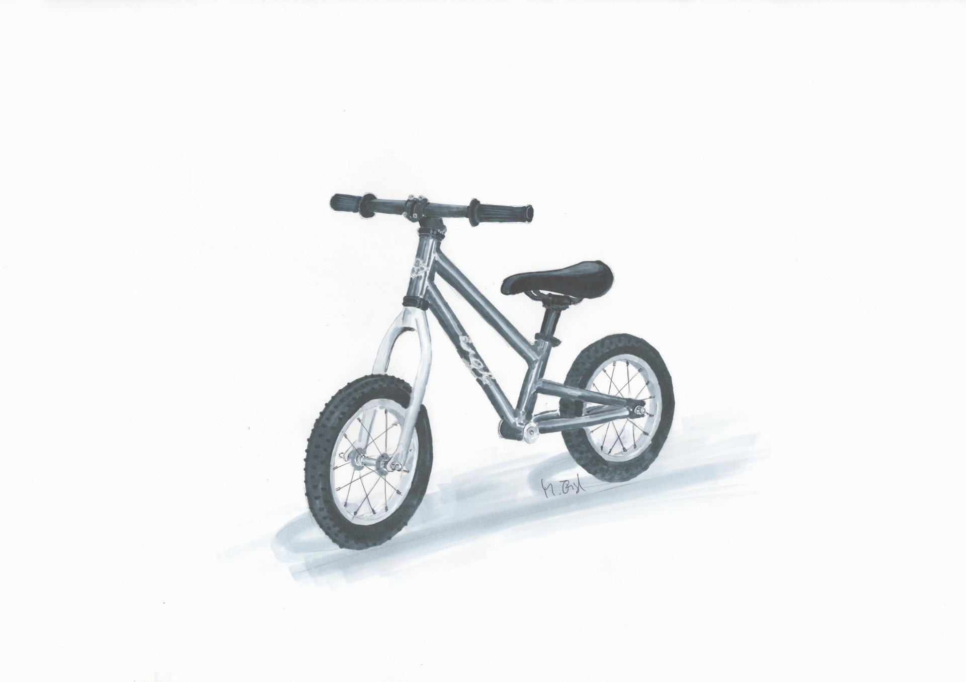 designstudy eigl-bikes 4 kids, a running bike for children