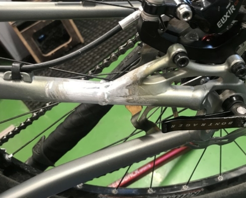 frame breakage after repair