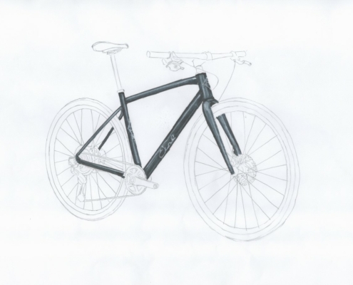 design flatbar gravelbike (colour: black)