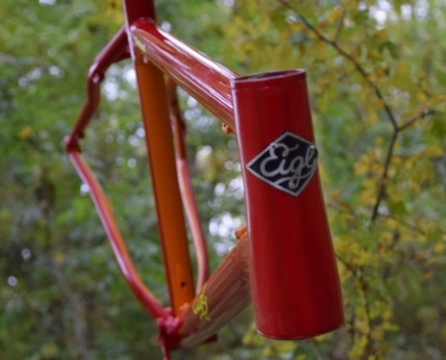 enduro hardtail orange (detail) [colour: red/ orange]