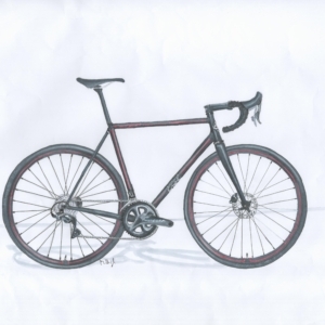 design roadbike classig (black)